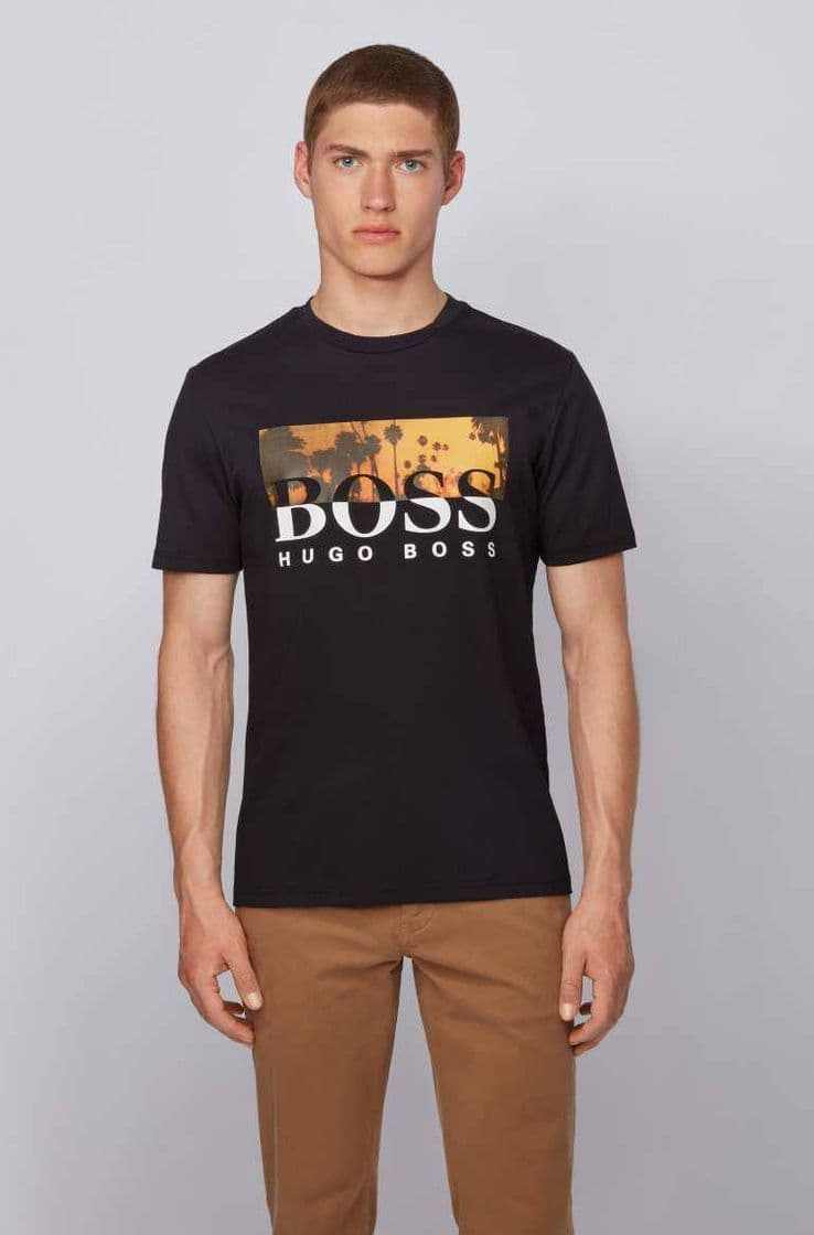 Moda T-Shirt Hugo Boss Preta