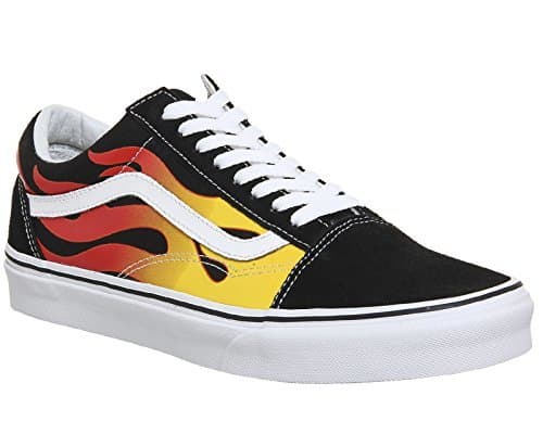 Product Vans Old Skool Flame Zapatillas Negro/Rojo EU43