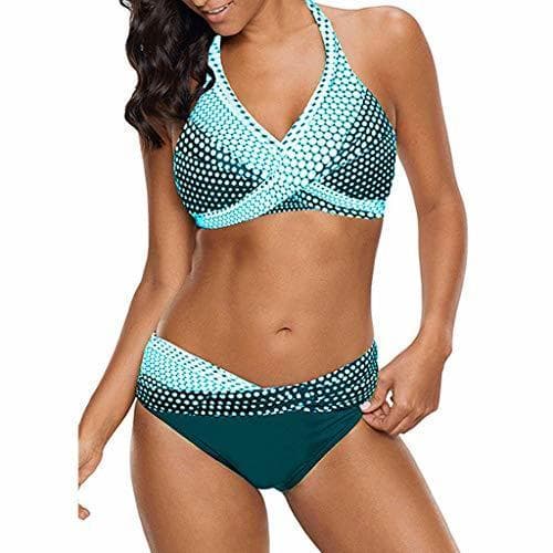 Product Bikinis Mujer 2019 Push up Sexy de Lunares de Playa Conjunto de