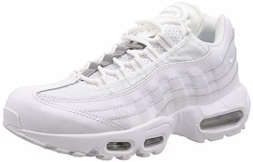 Moda Nike Air MAX 95 Essential, Zapatillas de Running Unisex Adulto, Blanco