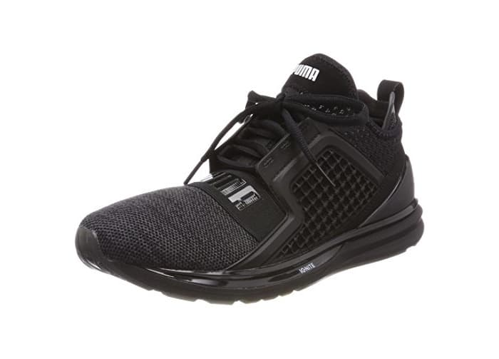 Moda Puma Ignite Limitless Knit, Zapatillas de Cross para Hombre, Negro