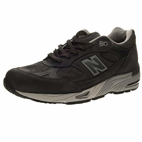 Moda Nuevo Balance 991 zapatos hombre cuero NUBUCK NDG oscuro gris antracita antracita