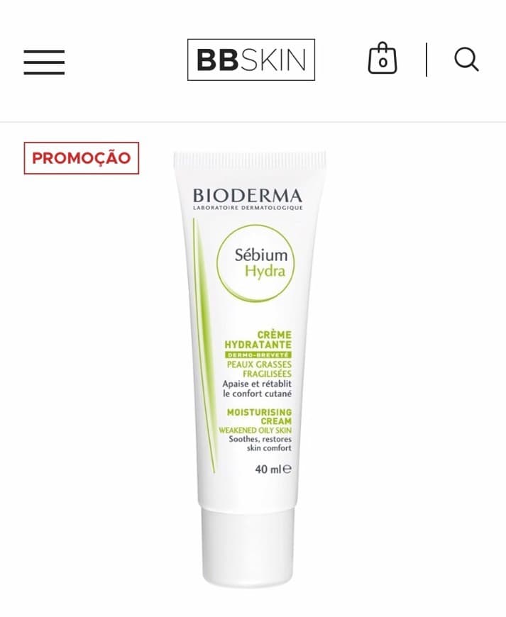 Producto Bioderma- Creme Hidratante