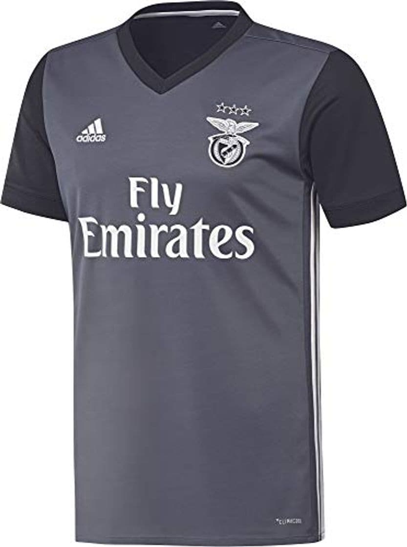 Product adidas SLB A JSY Camiseta 2ª Equipación Benfica 2017-2018, Hombre, Gris