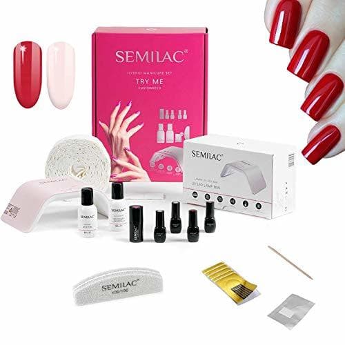 Producto Juego de secado de uñas híbrido Semilac Try Me UV LED 36