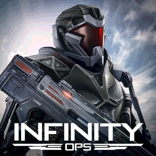 App Infinity Ops: FPS cósmico