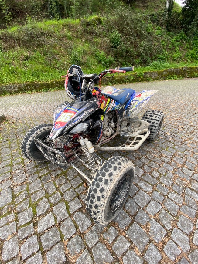 Electronic 2008 Yamaha YFZ 450 ATV ratón, Mousepad