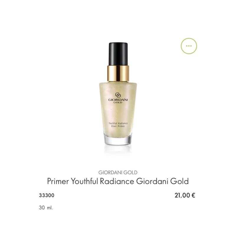 Product Primer Giordani Gold