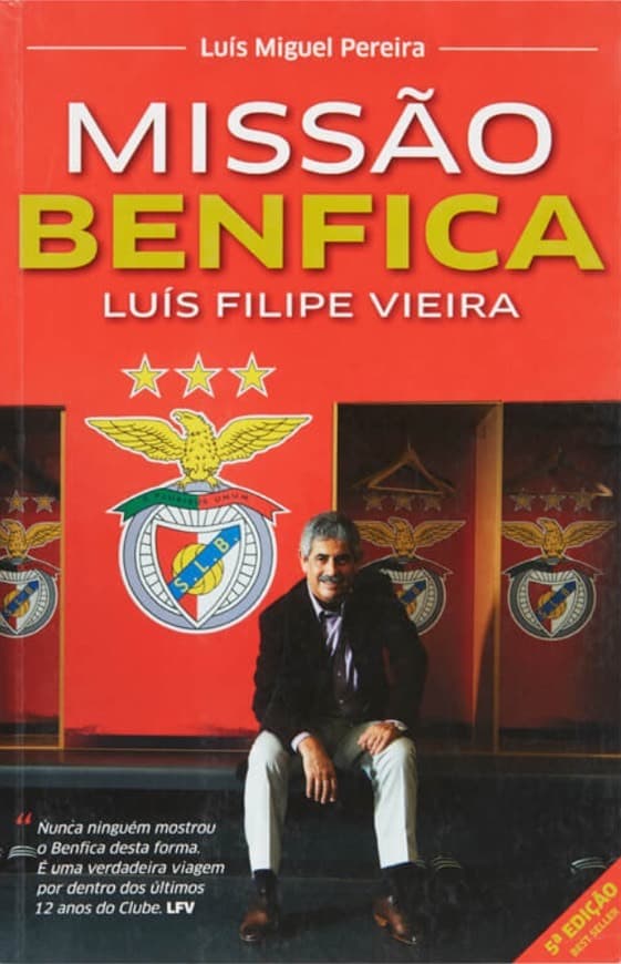 Moda Livro Luís Filipe Vieira Missão Benfica 