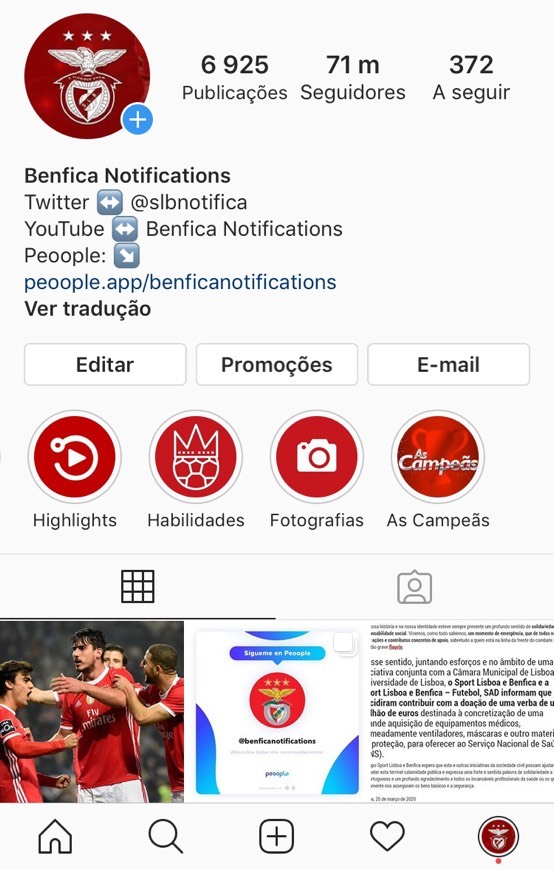 Moda Instagram (@benfica.notifications)