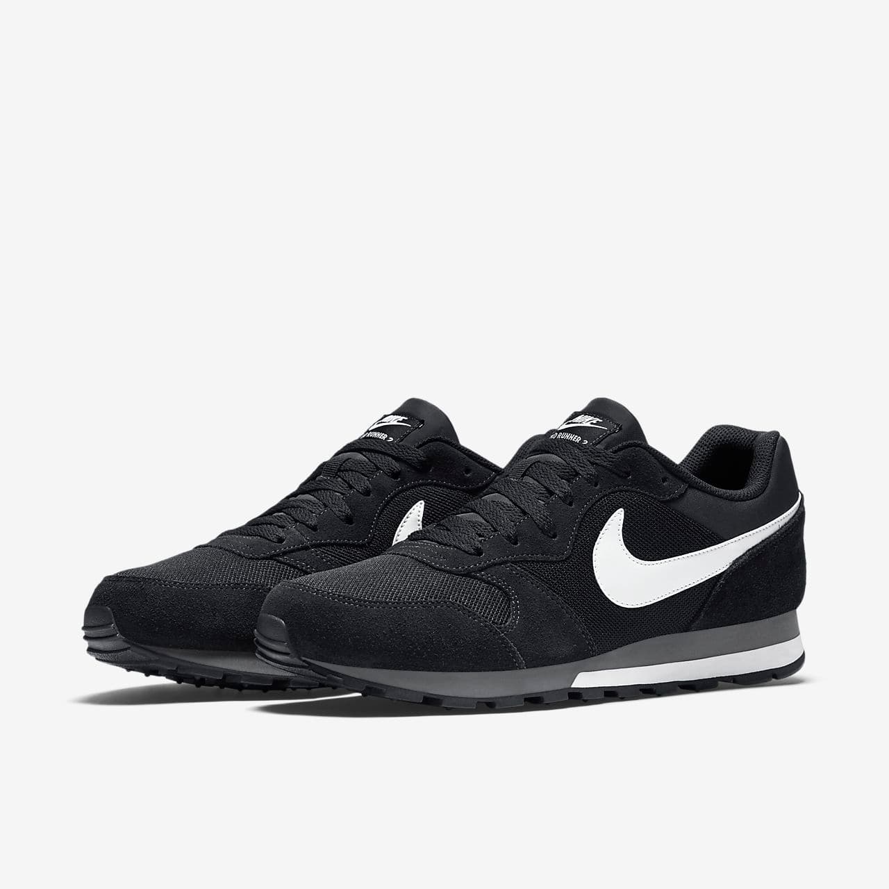 Moda Nike MD Runner 2, Zapatillas de Running Hombre, Negro