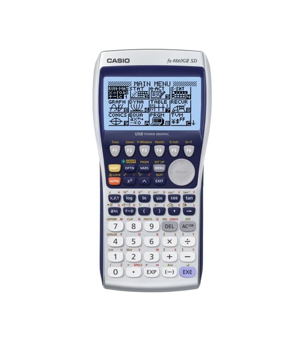 Producto CASIO FX-9860GII Calculadora Gráfica 1.5MB