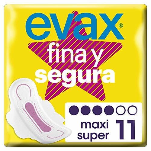 Belleza Evax Fina y Segura Super/Maxi Compresas Con Alas