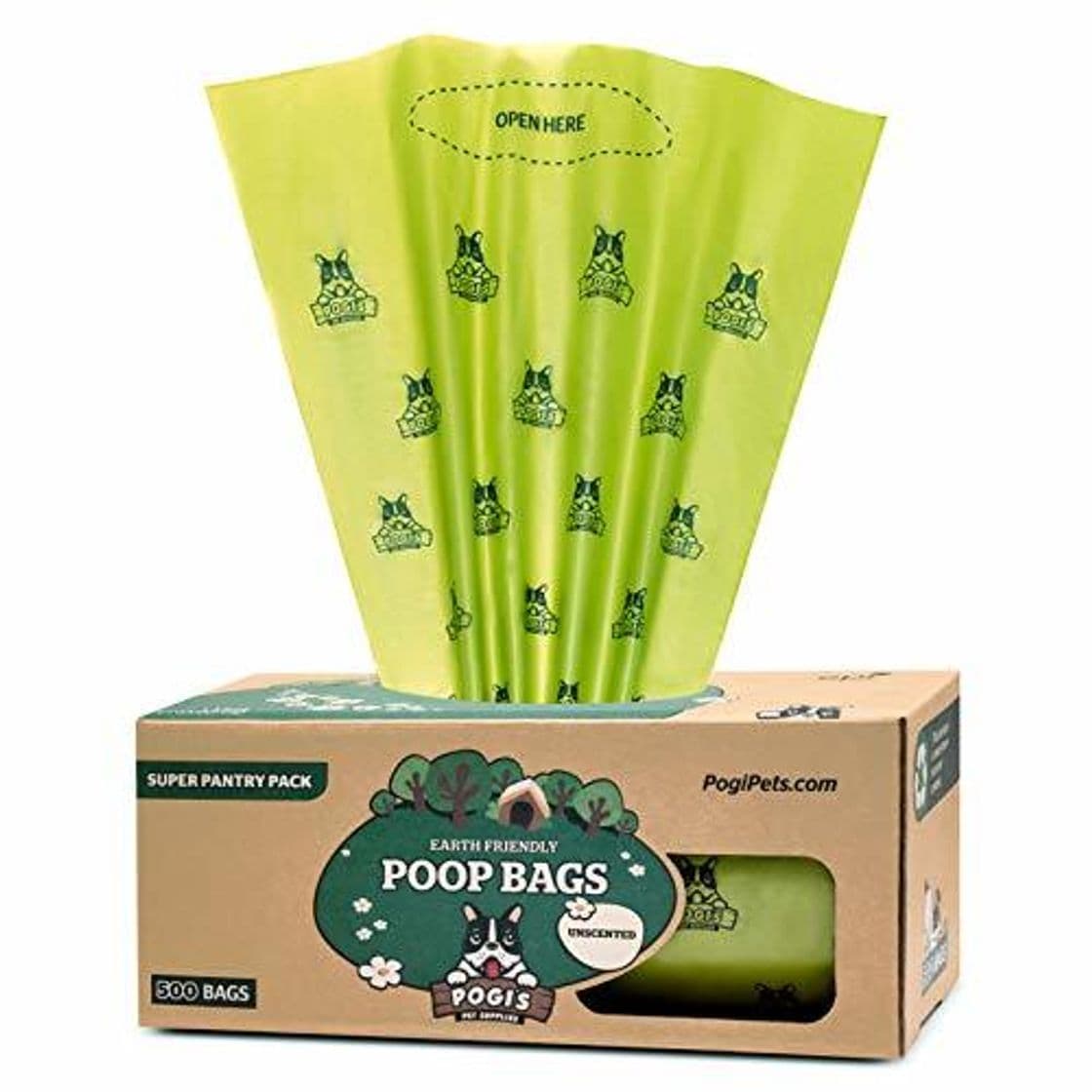 Product Pogi's Poop Bags - Bolsas para excremento de Perro - 500 Bolsas