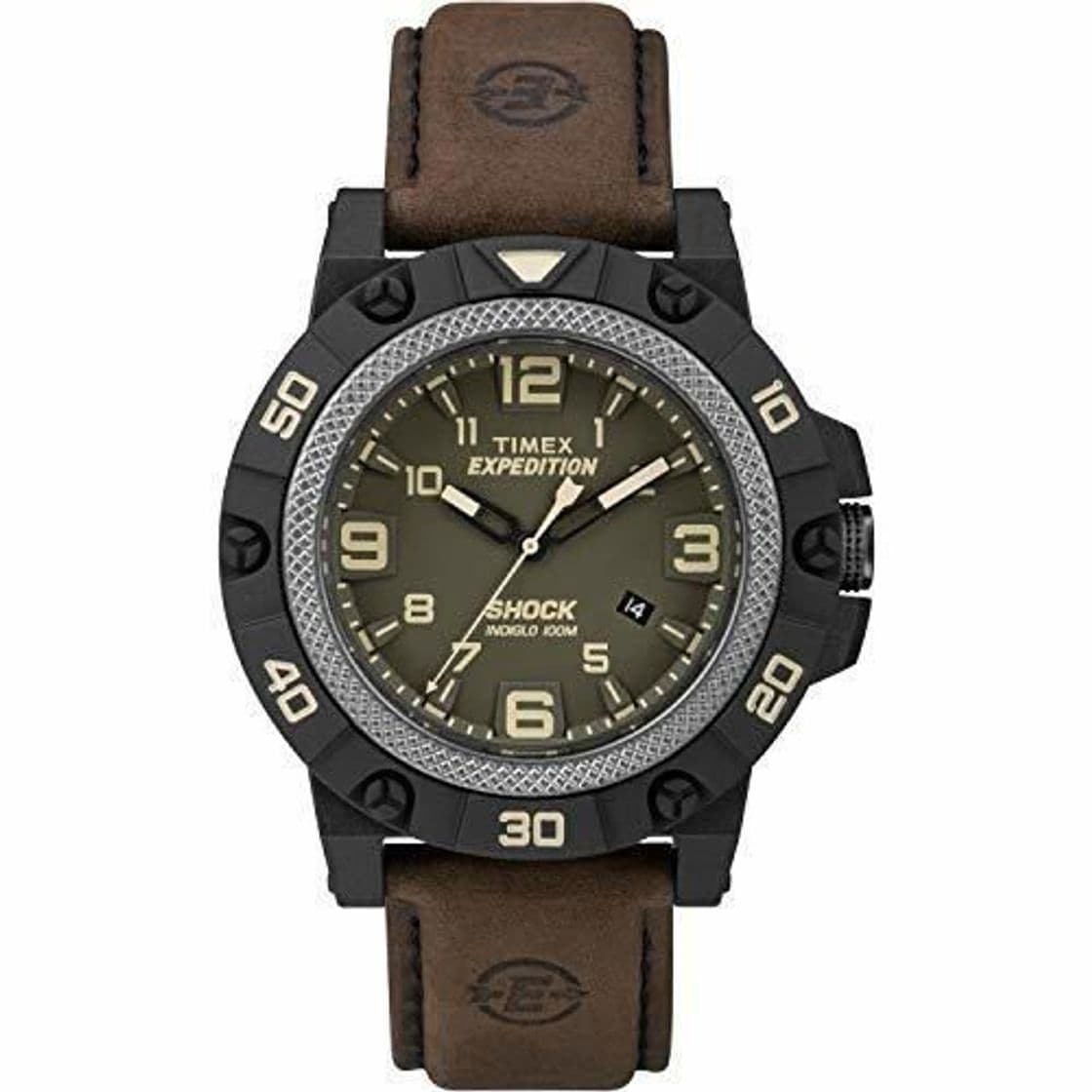 Place Timex Reloj Analógico para Hombre de Cuarzo con Correa en Cuero TW4B01200