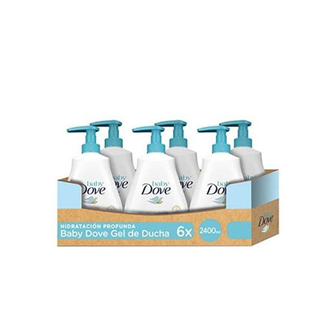 Beauty Baby Dove Gel De Baño Hidratación Profunda - Pack de 6 x