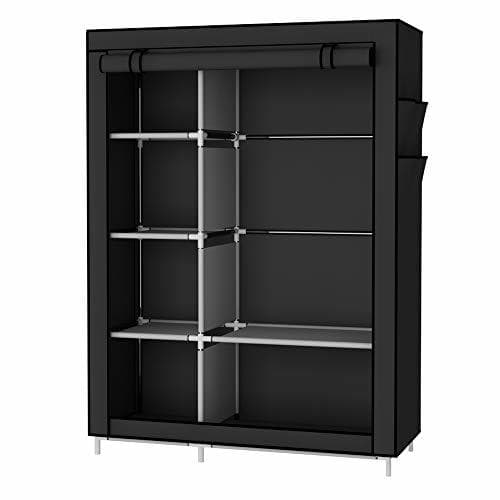 Home UDEAR Armario Closet Organizador Plegable para Ropa Ropero Resistente al Polvo Guardarropa