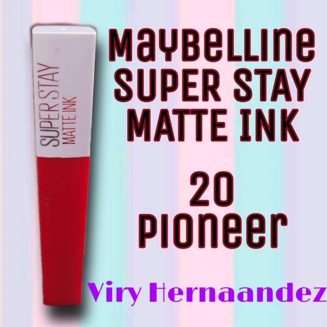 Belleza Maybelline Super Stay Barra de Labios Matte Ink 20 Pioner - 26 gramos