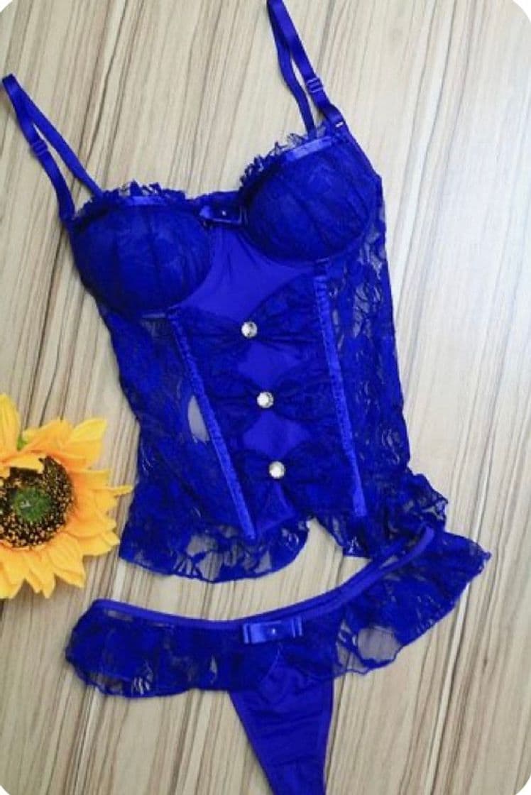 Moda Lingerie  azul