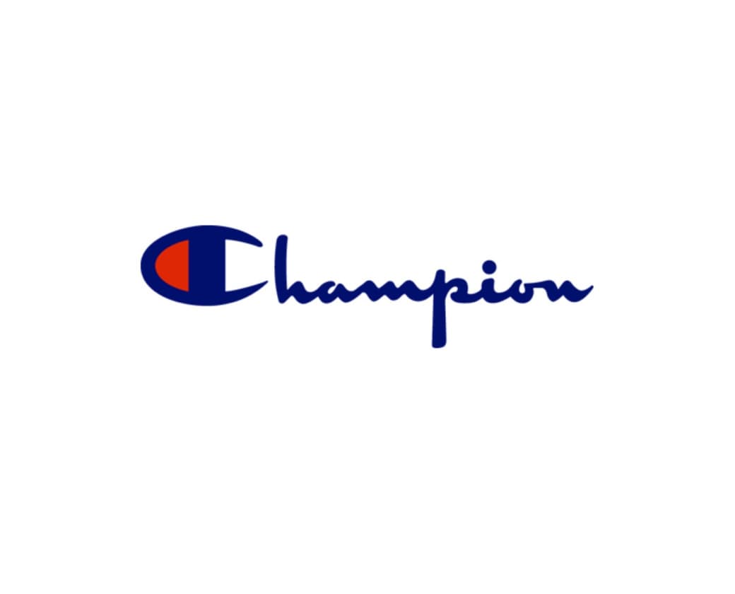 Moda Champion Classic Logo para Hombre Camiseta, Negro