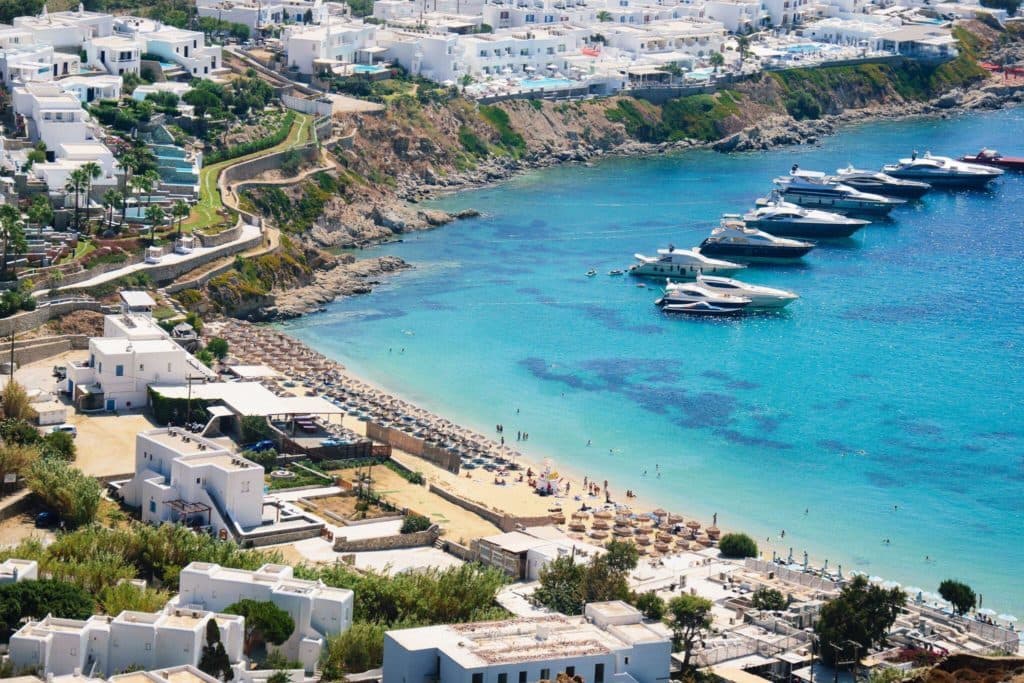 Place Psarou Beach Mykonos