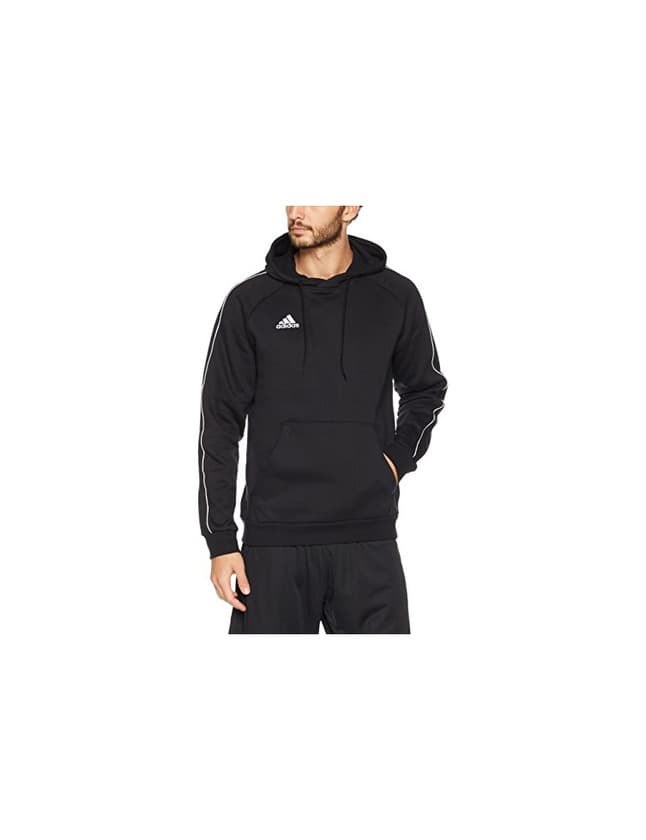 Fitness Adidas Core18 Hoody Sudadera con Capucha, Hombre, Gris