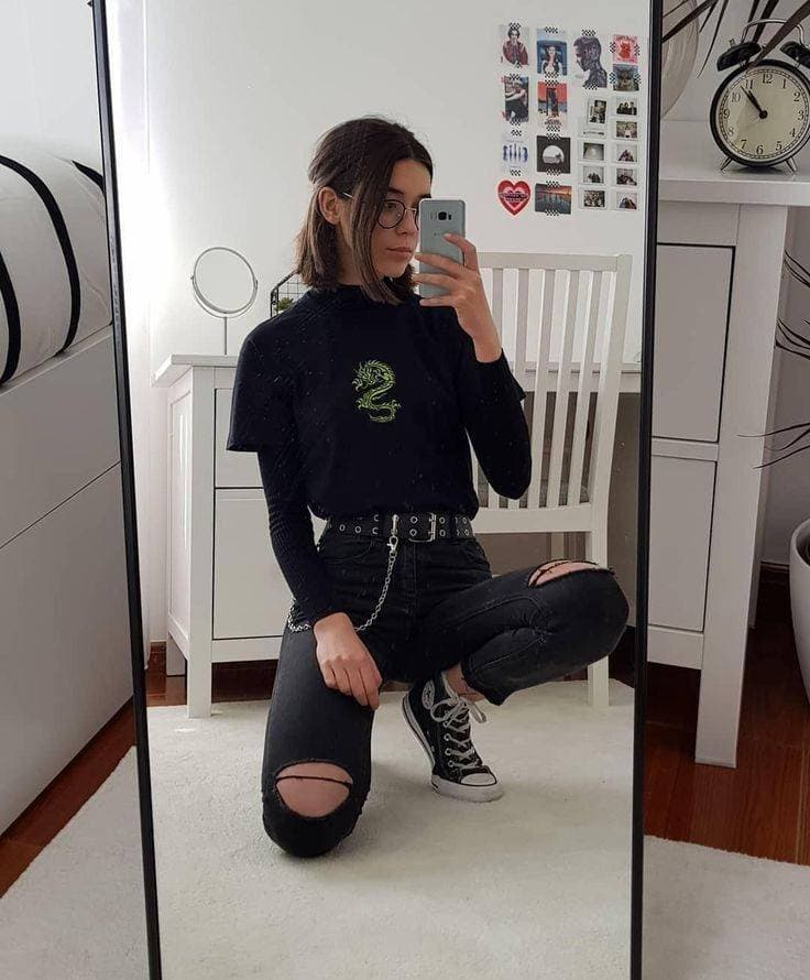 Moda E-girl style🖤