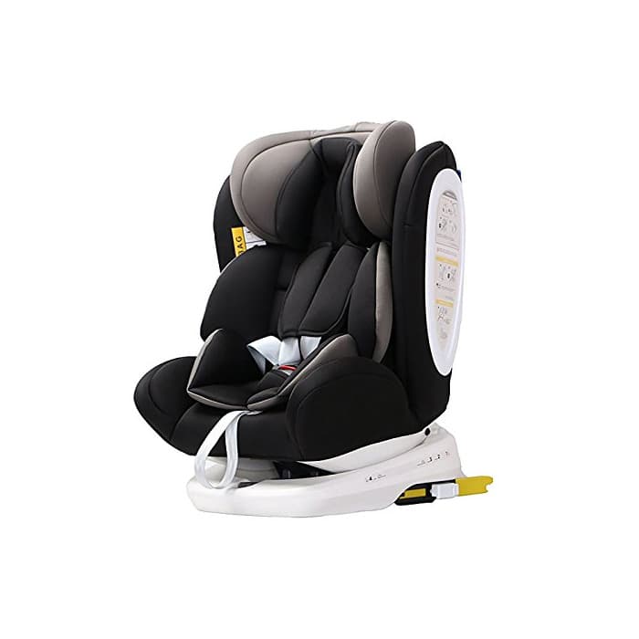 Product Star Ibaby - Silla de coche grupo 0+/1/2/3 Isofix rotación 360º