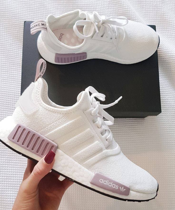 Fashion Tênis Adidas NMD RUNNER R1 Feminino - branco 