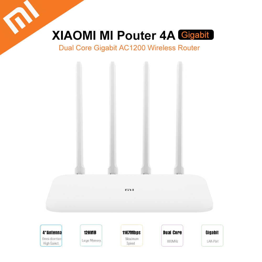 Producto Xiaomi Mi Wi-fi 4 Router 1167 Mbps Gigabit dual band