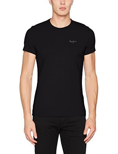 Place Pepe Jeans Original Basic S/S PM503835 Camiseta, Negro