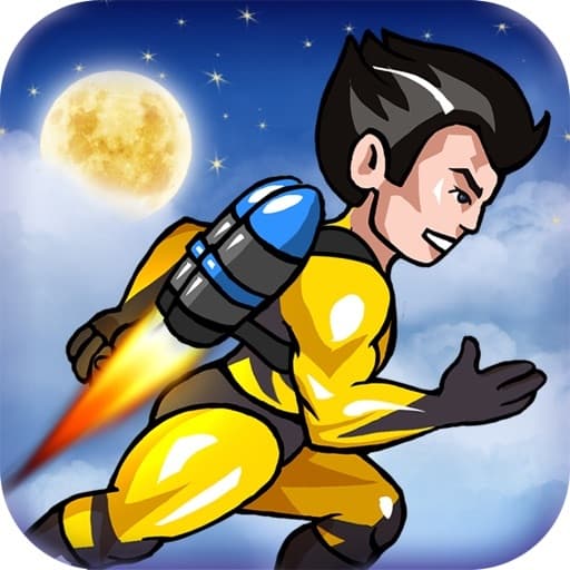 App Super Hero Acción JetPack Man - Mejor Super Mega Fun Race Game Adventure (Super Hero Action JetPack Man - Best Super Fun Mega Adventure Race Game)