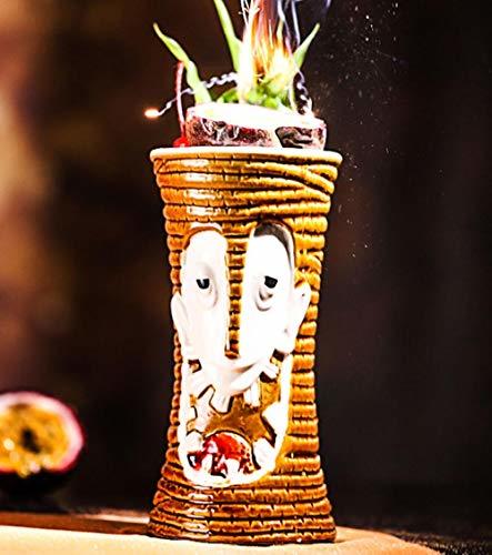 Elemento de la categoría hogar zhqingyu Tongue Skull Tiki Cup Ceramic Tiki Cup Hawaii Cocktail Glass 500ml