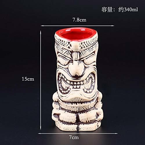 Elemento de la categoría hogar zhqingyu Bar Tiki-Cool Carl único Creativo coctelera Hawaiana Personalidad Tiki Cup Totem