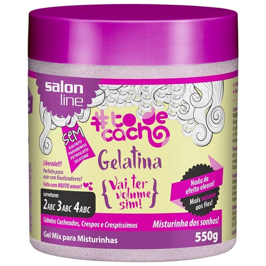 Fashion Gelatina para cabelo cacheado da Salon line