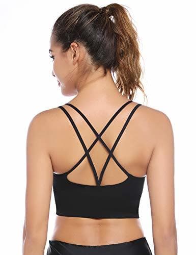 Fashion Aibrou Sujetador Deportivo Mujer Push Up