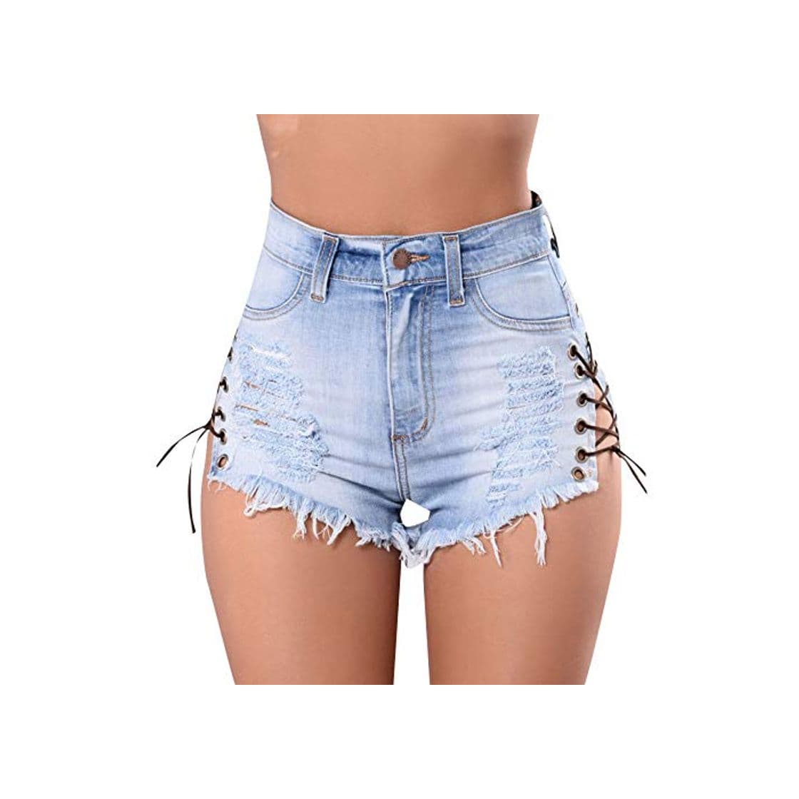 Product Short Masculino Jeans Feminino Cintura Alta Jean Mujer Verano Hot Shorts Fitness Feminino Plus Size Booty Shorts Denim