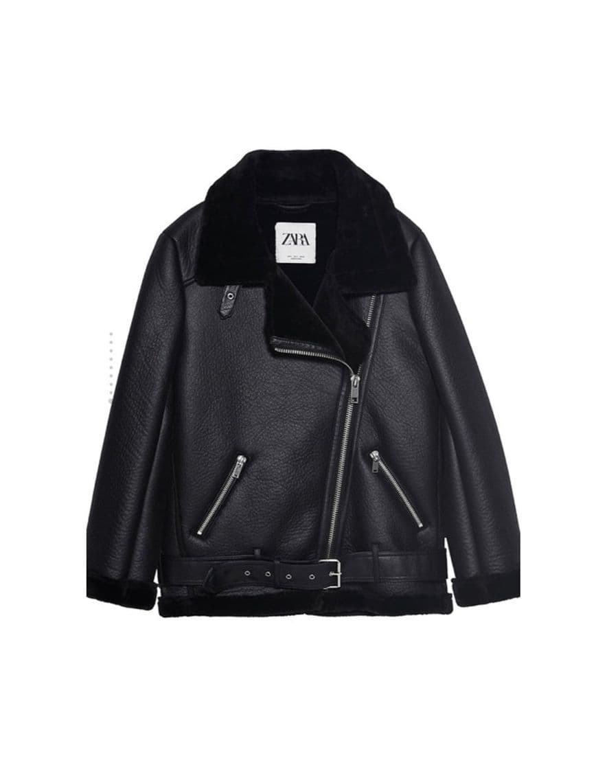 Product Chaqueta aviador negra ZARA