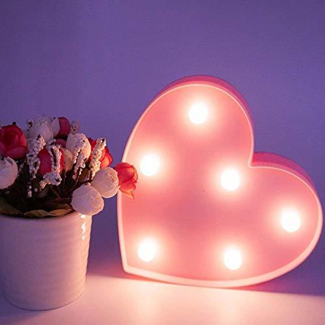 Elemento de la categoría hogar Lámpara de pared LED con diseño de corazón romántico para decoración de