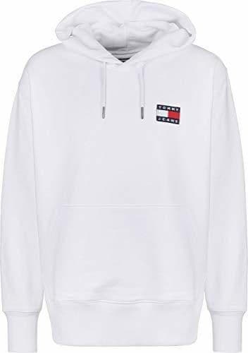 Place Tommy Jeans Badge Sudadera con Capucha Classic White