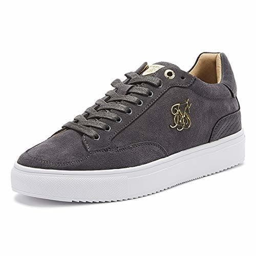 Lugar SikSilk Phantom Python Hombres Gris Zapatillas-UK 10