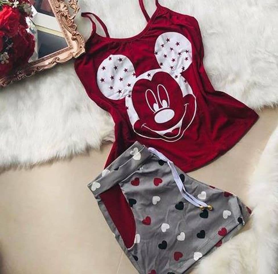 Fashion Conjunto babydoll Mickey