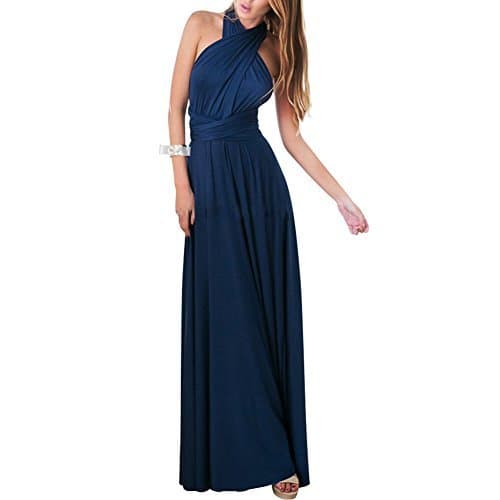 Moda Lover-Beauty Vestido Largo Mujer para Noche y Fiesta Casual Algodón Ropa Top