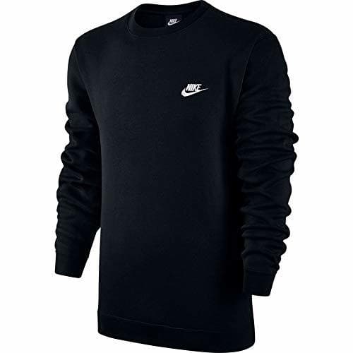 Place Nike M NSW CRW FLC Club Sudadera, Hombre, Negro