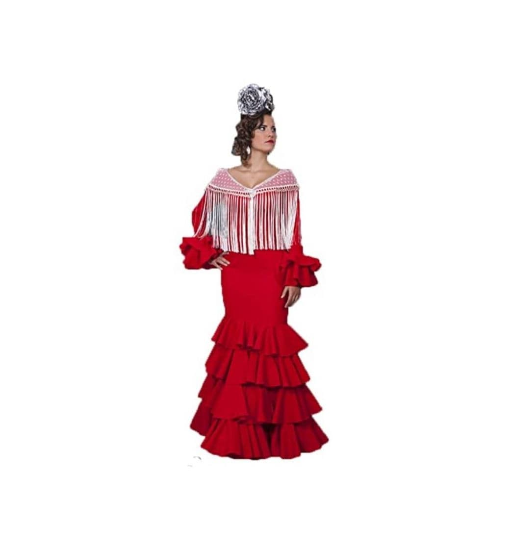 Fashion Traje de Flamenca Rojo 