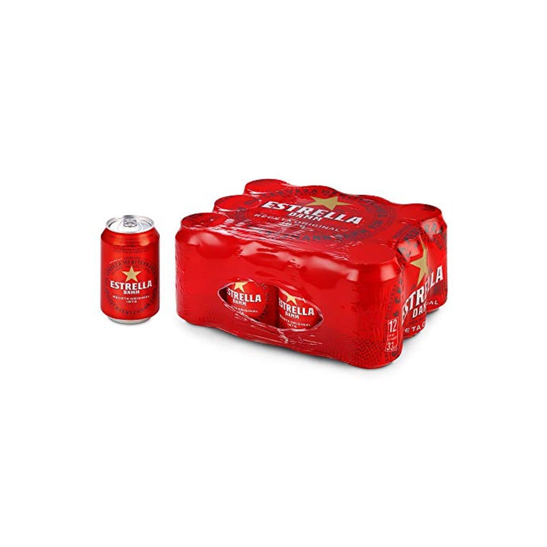 Producto Estrella Damm Cerveza - Paquete de 12 x 33 cl - Total