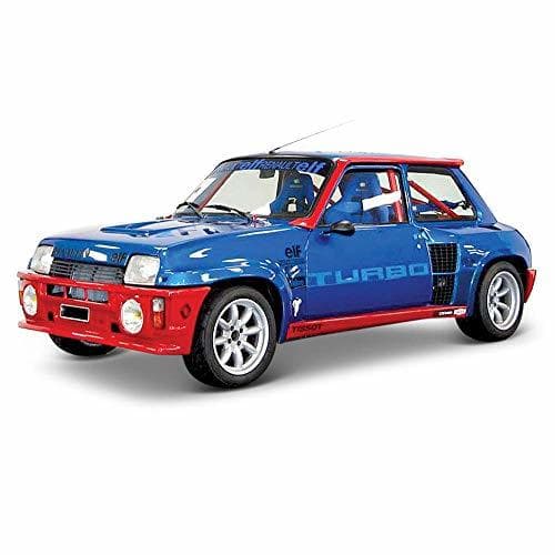 Producto Bburago- Coche Metal Renault 5 Turbo, Color Rojo, Escala 1:24