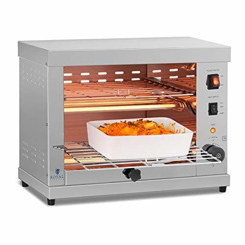 Place Royal Catering RCET-360 Horno Tostador Hornillo eléctrico Salamandra Cocina