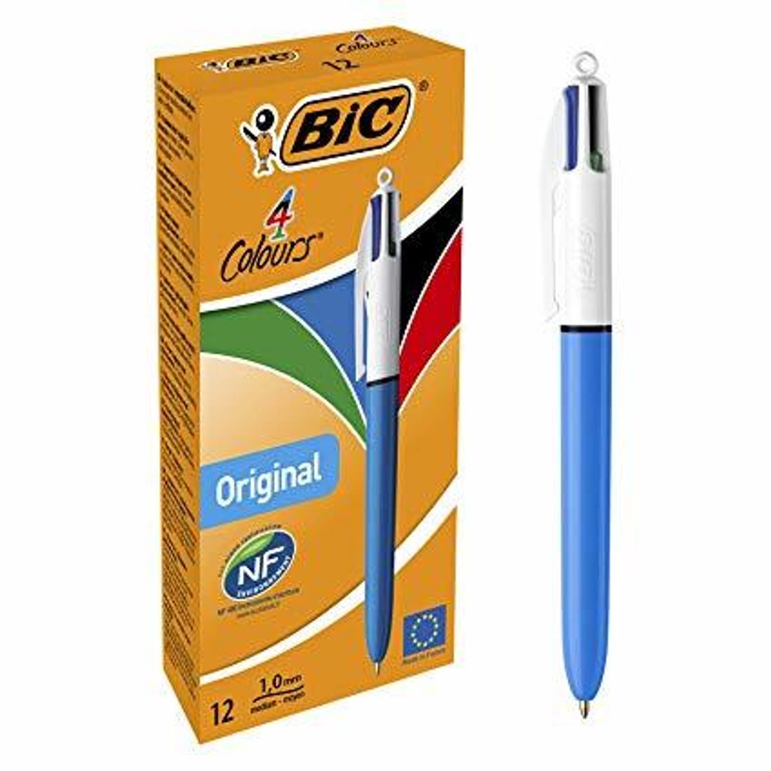 Producto BIC 4 colores Original bolígrafos Retráctiles punta media