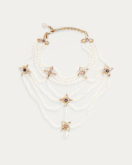 Producto Ralph Lauren Pearl-Crystal Layered Necklace